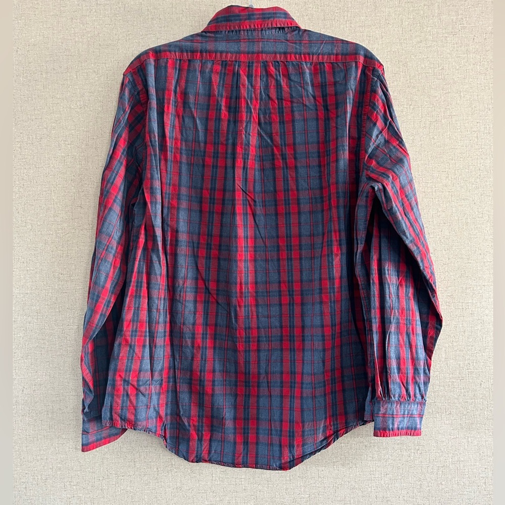 Brooks Brothers Red and Gray Checkered Shirt - Picture 5 of 5